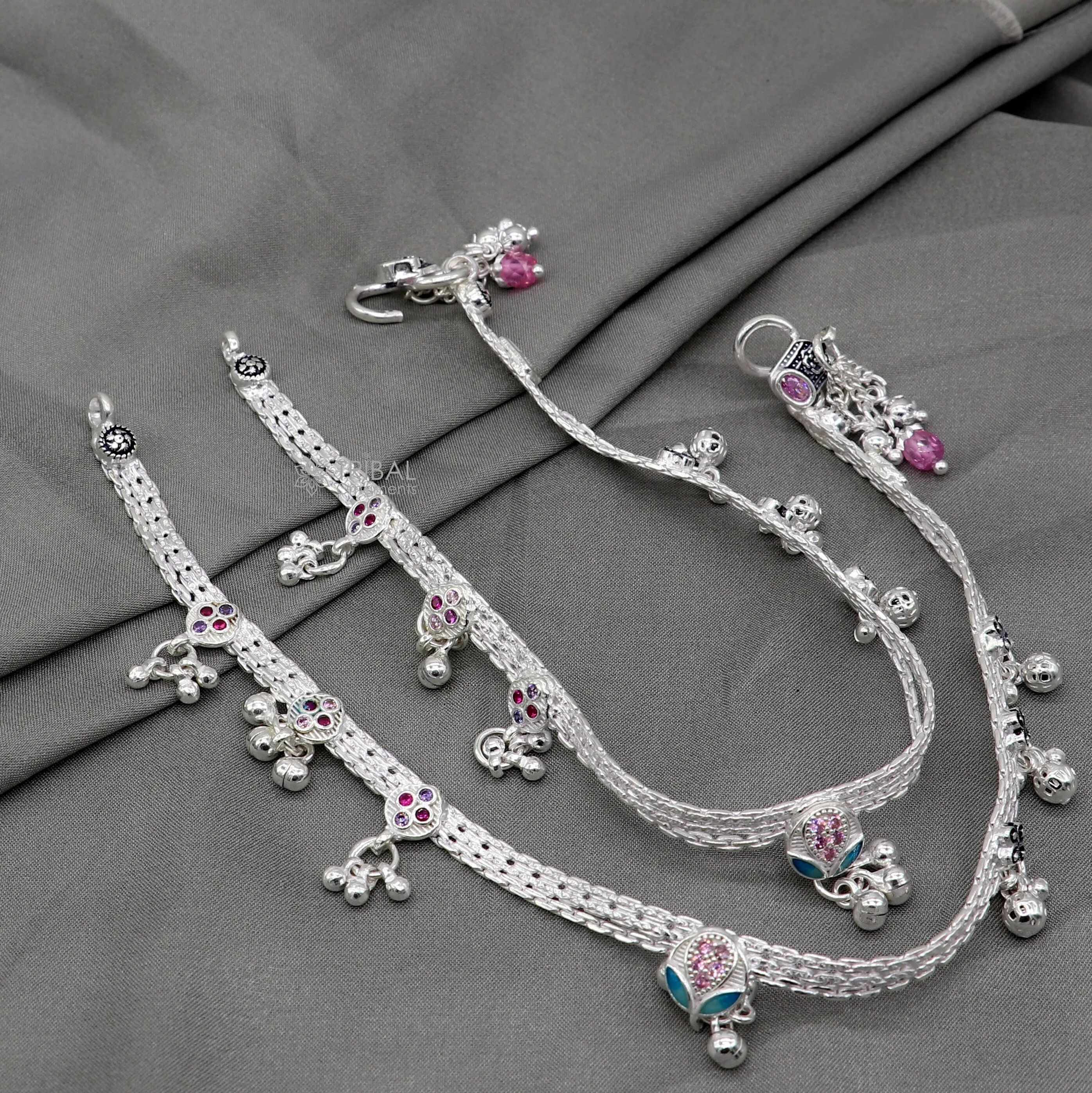 925 sterling silver handmade stylish anklets amazing Ankle bracelet for gifting belly dance ethnic jewelry ank641