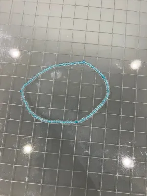 Ocean clear anklet