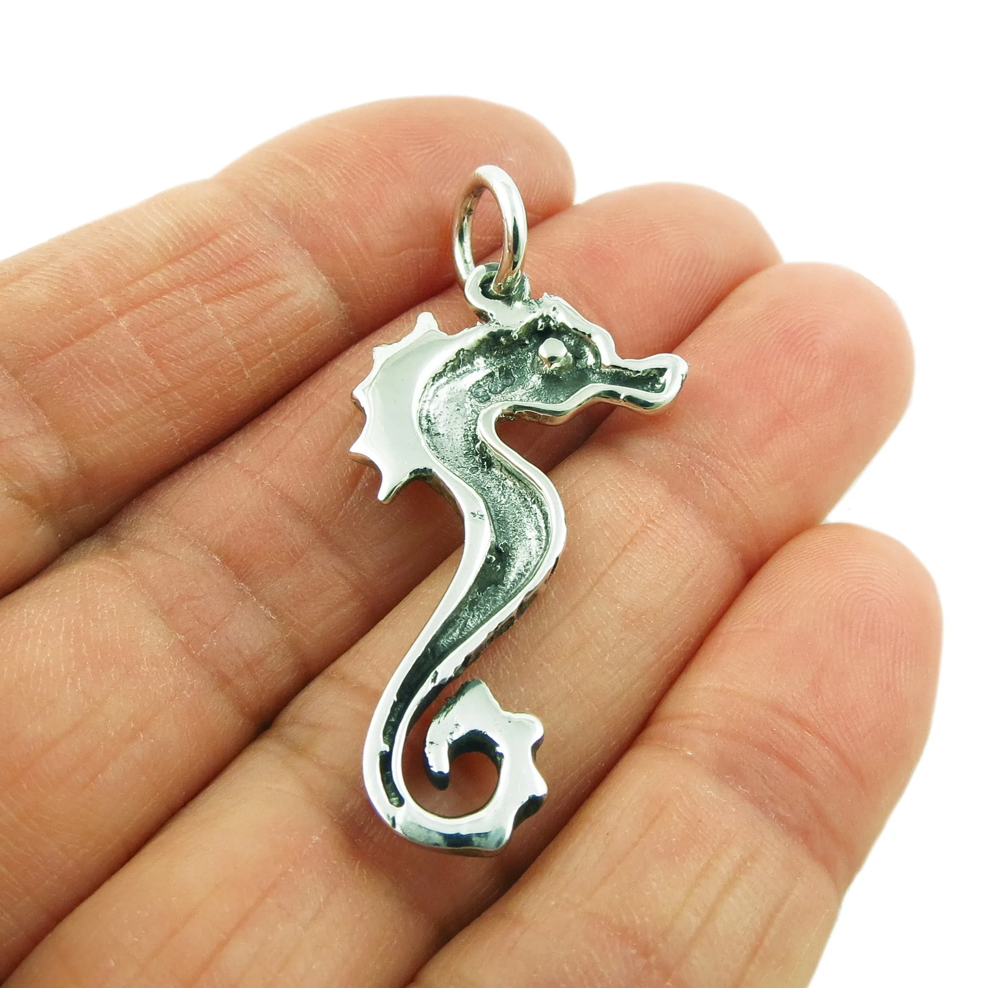 Seahorse 925 Sterling Silver Pendant