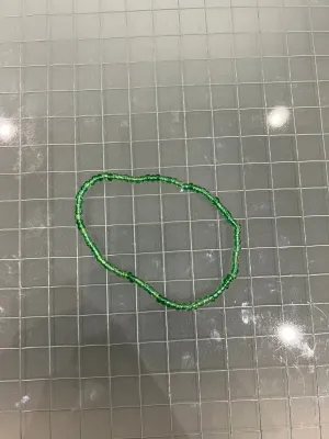 Seeing green anklet