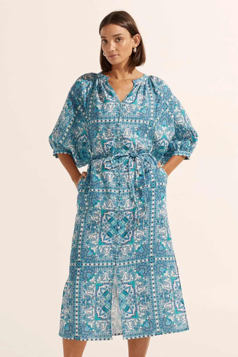 Zoe Kratzmann - Sojourn Dress - Sapphire Tile